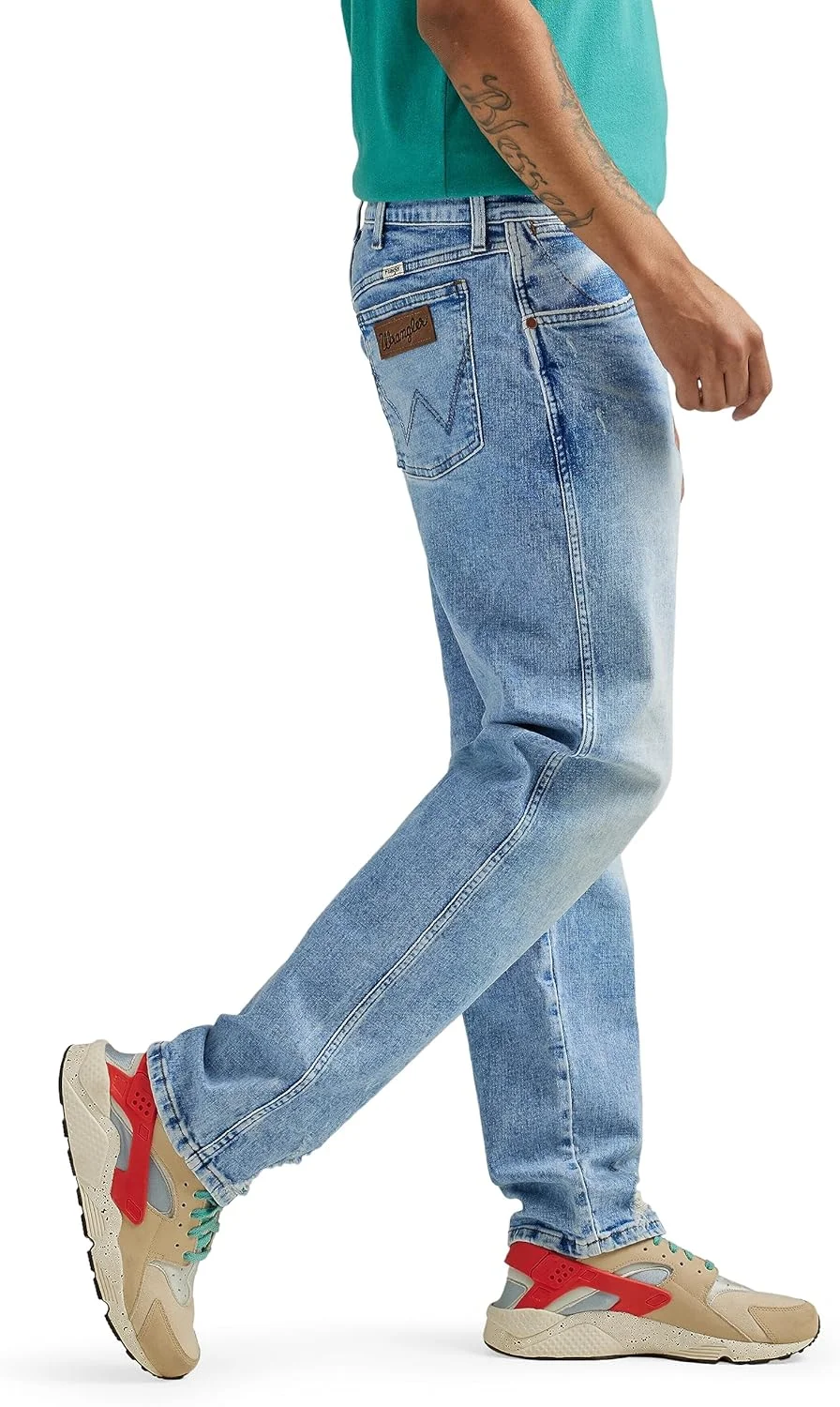 شلوار جین مردانه رانگلر، مدل Relaxed Fit Taper، رنگ Sundown