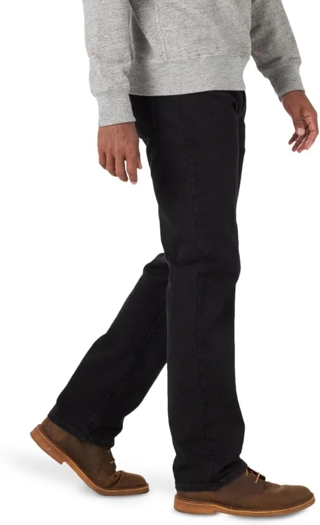 شلوار جین مردانه بزرگ و قد بلند Wrangler با کمر کشسان و فیت آزاد