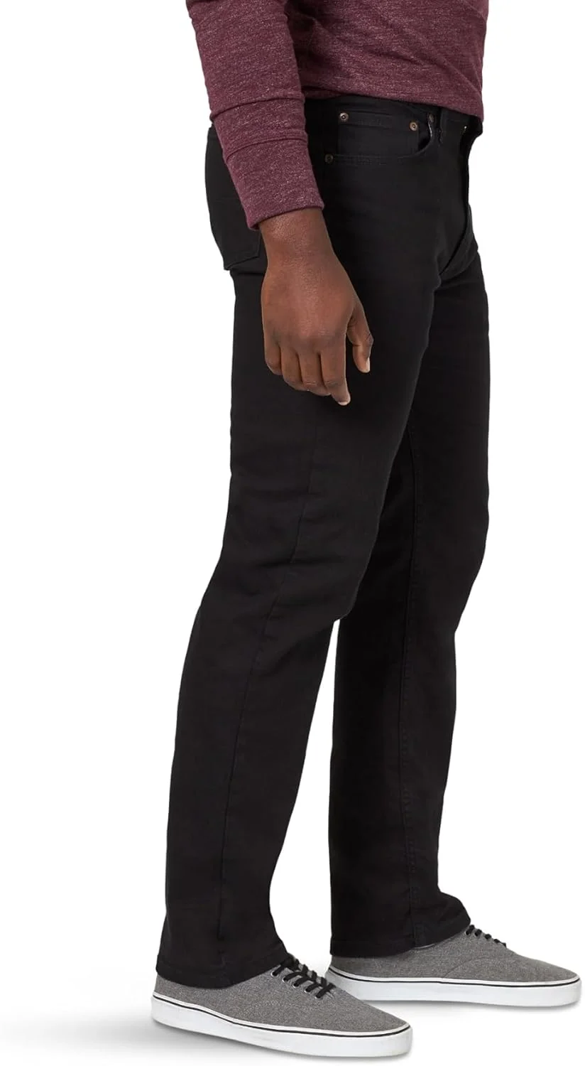 شلوار جین مردانه رانگلر آتنتیکس، سایز بزرگ و قد بلند، کلاسیک، پنج جیب، فیت معمولی و انعطاف پذیر