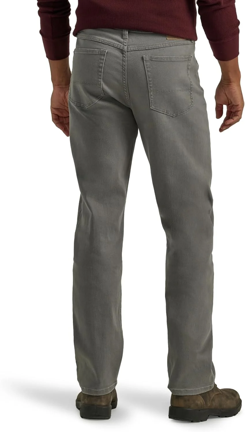 شلوار جین مردانه کلاسیک 5 جیب Wrangler Authentics، رنگ Gargoyle، سایز 40W x 34L