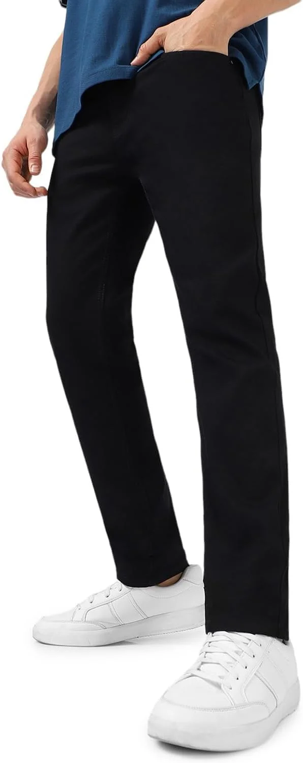 شلوار جین مشکی مردانه مدل Urbano Fashion، فیت معمولی و کشی (epsreg-black-34)