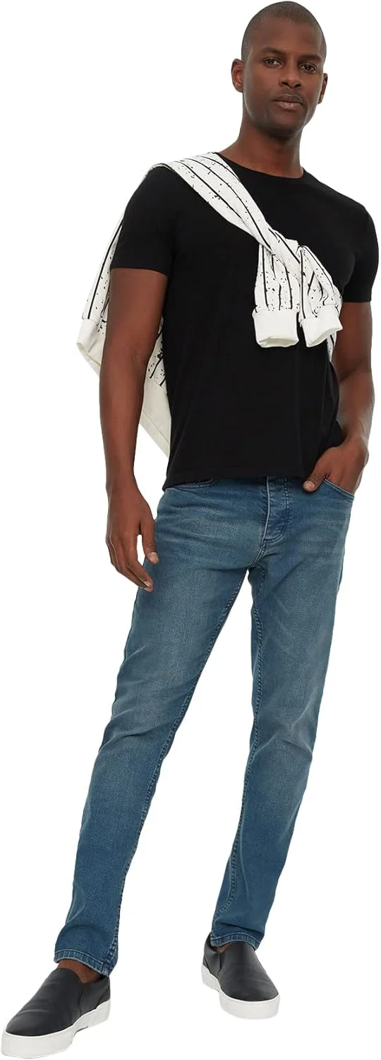 شلوار جین مردانه ترندیول، فاق معمولی، جذب