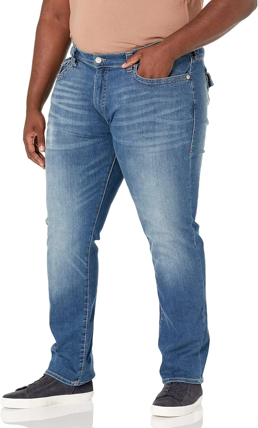 شلوار جین مردانه ترو ریلیجن مدل ریکی فِلَپ با قد 34