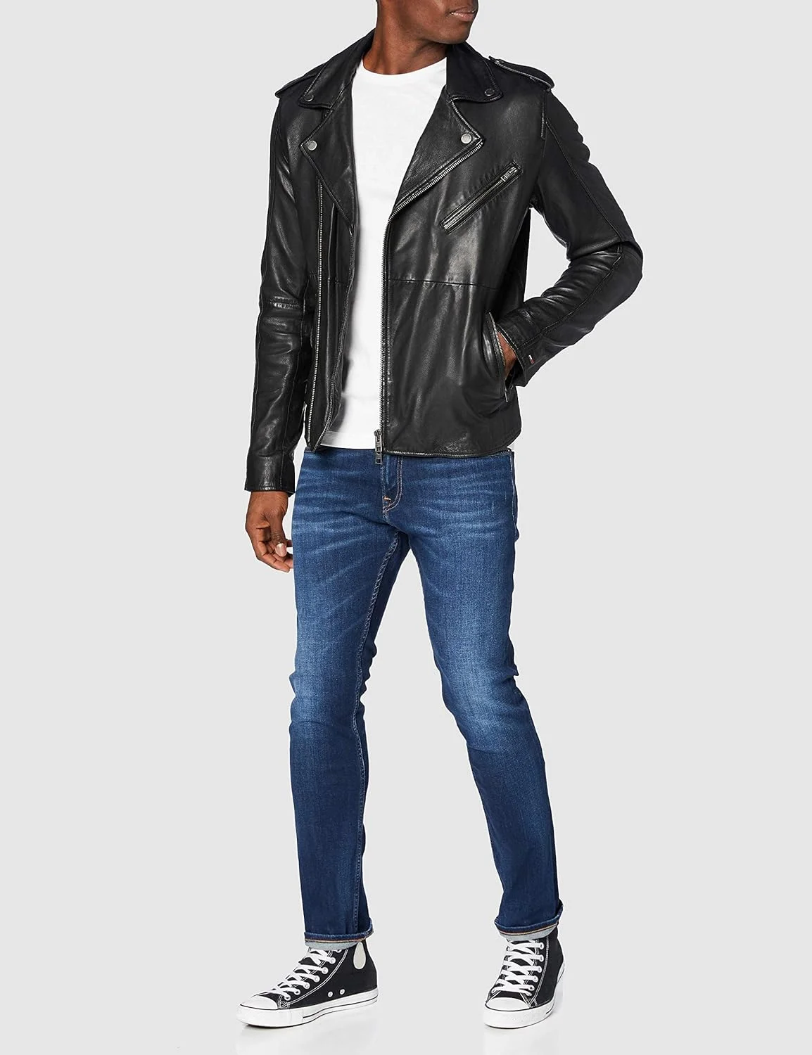 شلوار مردانه تامی جینز مدل Aspen Dark Blue Stretch