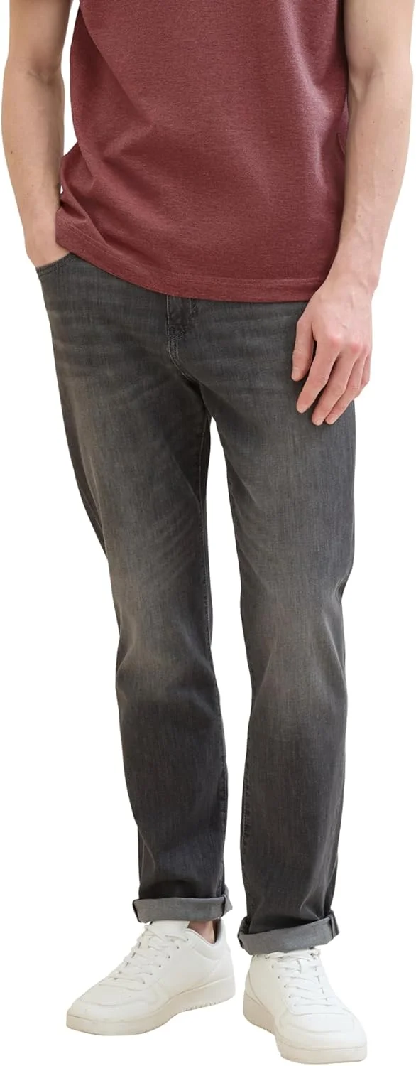 شلوار جین مردانه تام تیلور مدل جاش، راسته و کمی جذب، کشی