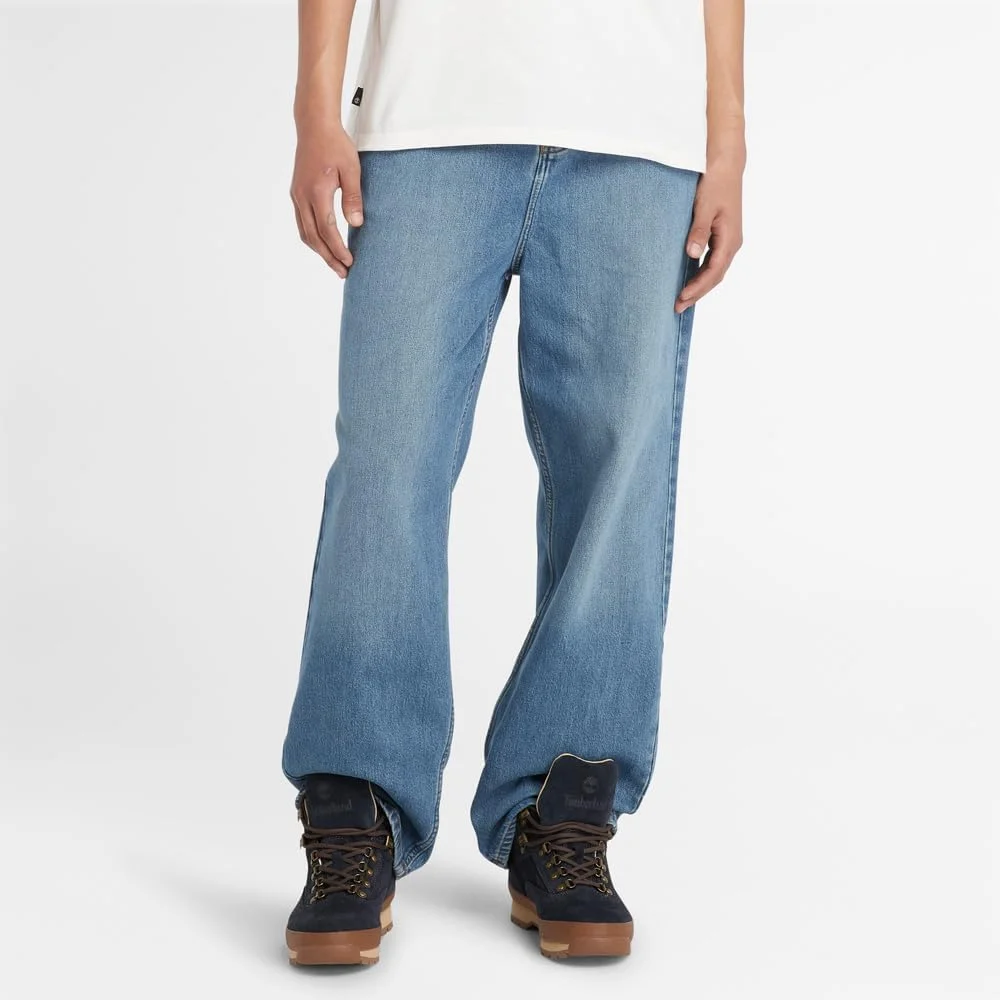 شلوار جین مردانه Timberland Refibra با استایل ریلکس - مدل مدرن