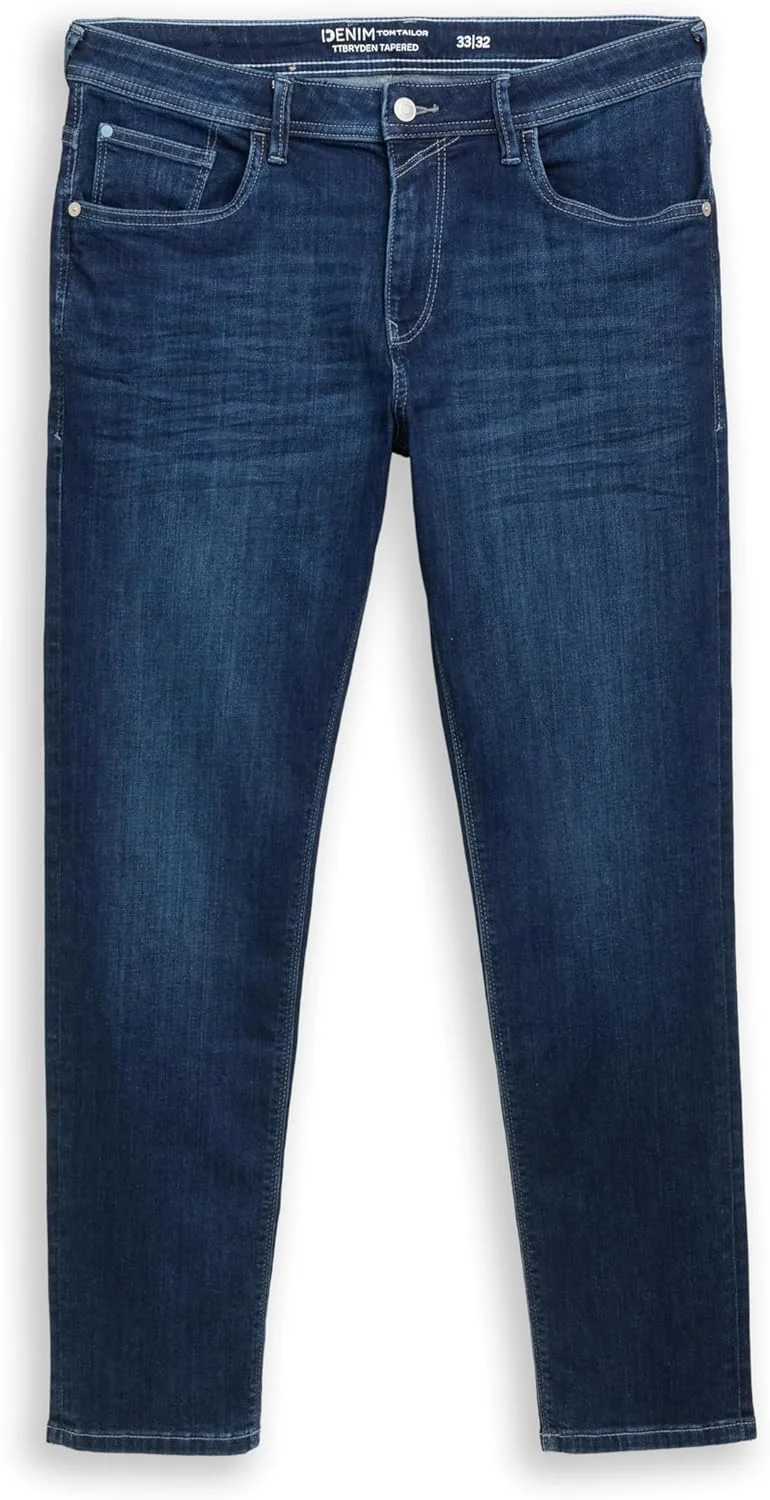 شلوار جین مردانه تام تیلور دنیم مدل 1048861 TTBRYDEN TAPERED با کشسانی