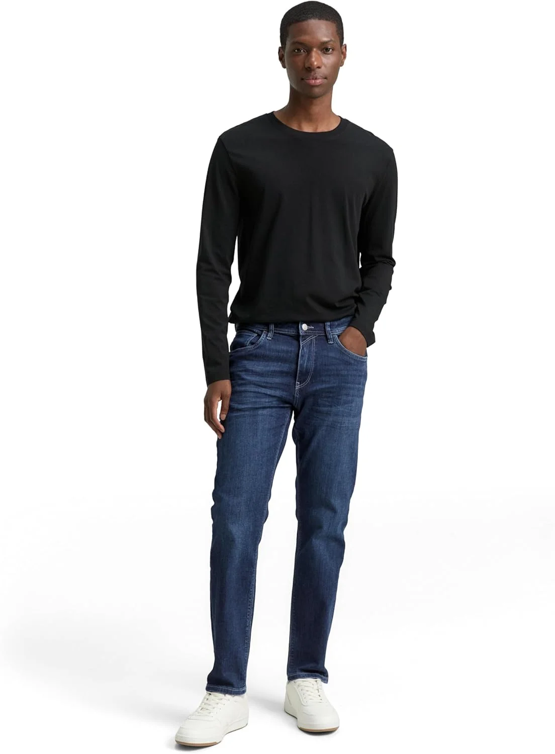 شلوار جین مردانه تام تیلور دنیم مدل 1048861 TTBRYDEN TAPERED با کشسانی