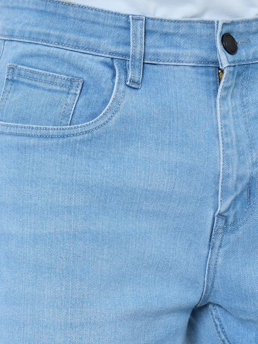 شلوار جین مردانه استایلی، فاق متوسط، مدل راسته