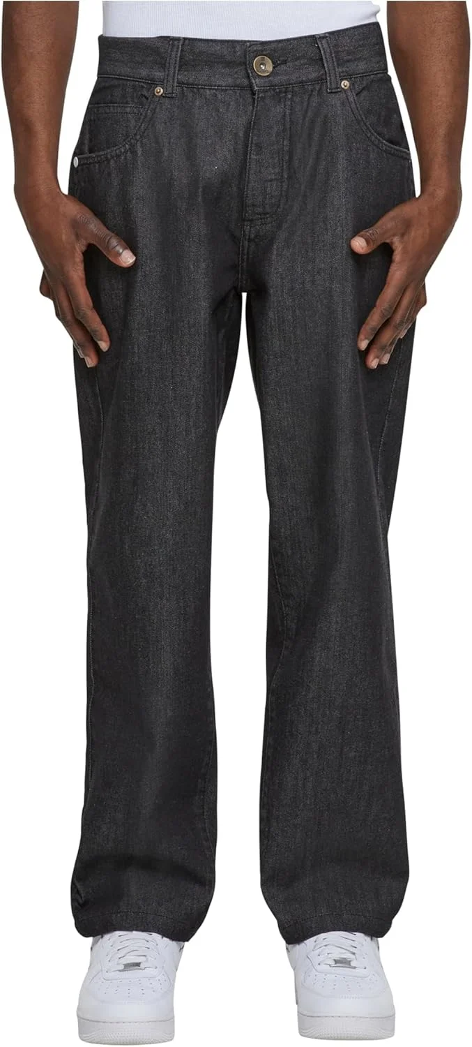 شلوار جین مردانه ساوثپول مدل لوگو اسپری (تک عددی)