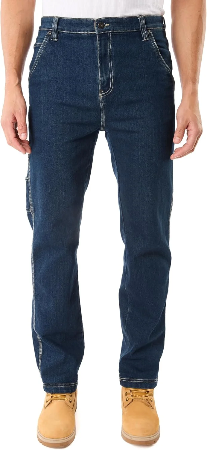 شلوار جین کار Smith's Workwear مردانه، سایز بزرگ، کشی و راحت (تک عددی)