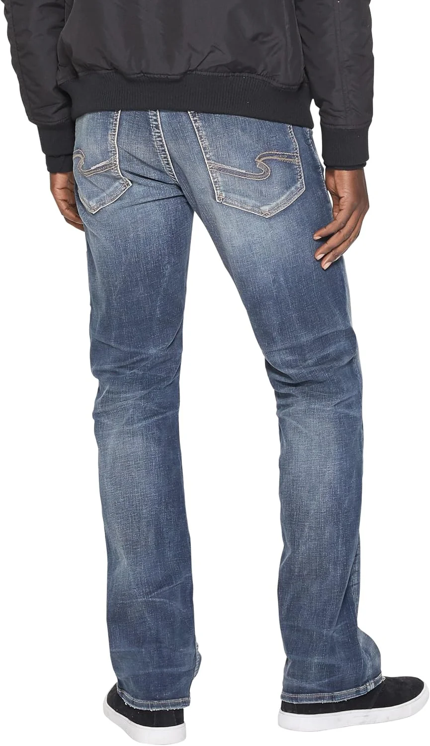 شلوار جین بوت کات مردانه نقره ای Craig با فیت آسان