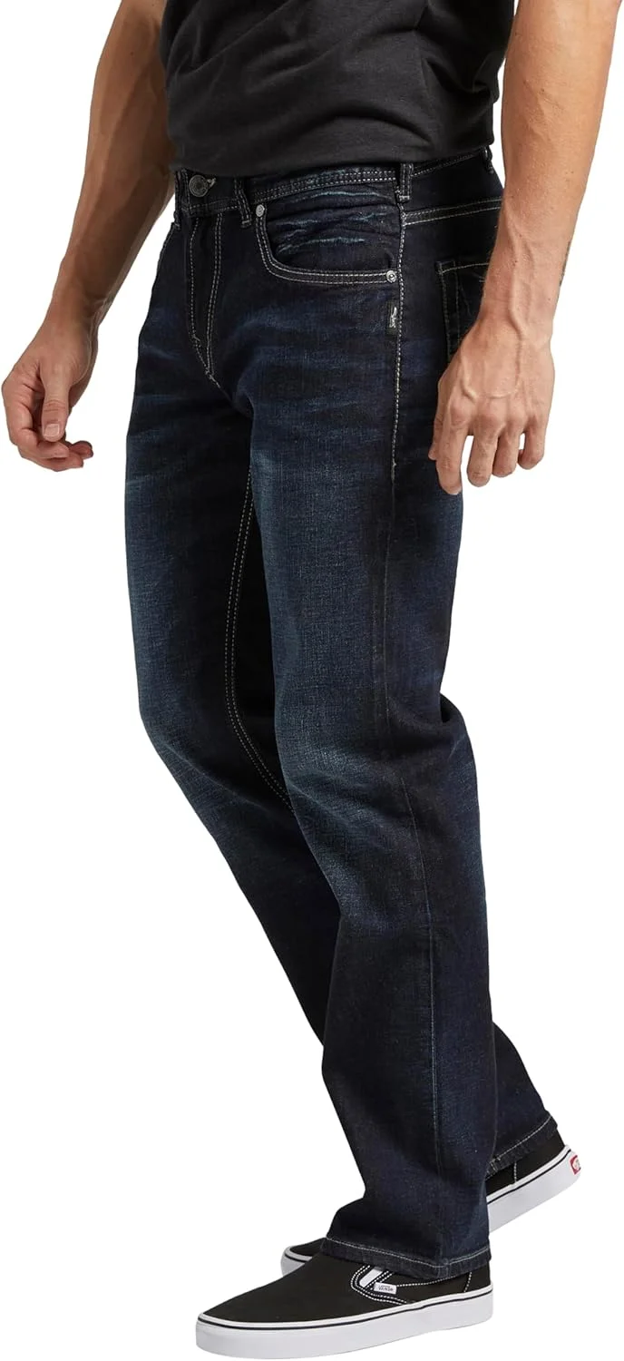 شلوار جین مردانه سیلور جینز مدل Allan Slim Fit Straight Leg