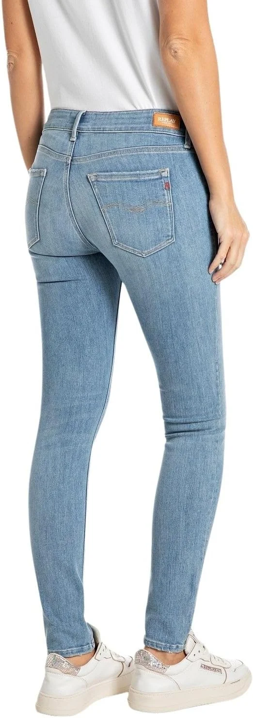 شلوار جین زنانه ریپلی مدل New Luz، برش دم پا گشاد و کشی