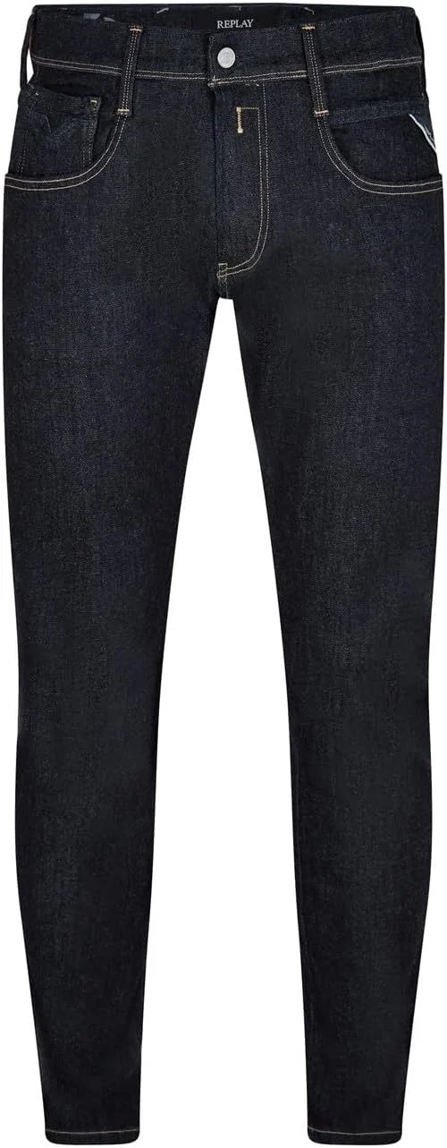 شلوار جین مردانه ریپلی مدل Anbass Slim-Fit Hyperflex Forever Dark با قابلیت کشسانی