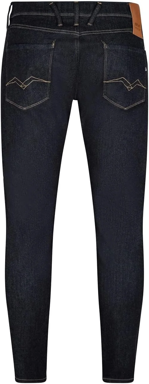 شلوار جین مردانه ریپلی مدل Anbass Slim-Fit Hyperflex Forever Dark با قابلیت کشسانی شلوار جین مردانه ریپلی مدل Anbass Slim-Fit Hyperflex Forever Dark با قابلیت کشسانی