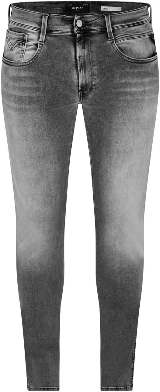 شلوار جین مردانه ریپلی مدل Anbass با فیت اسلیم و پارچه Hyperflex کشی