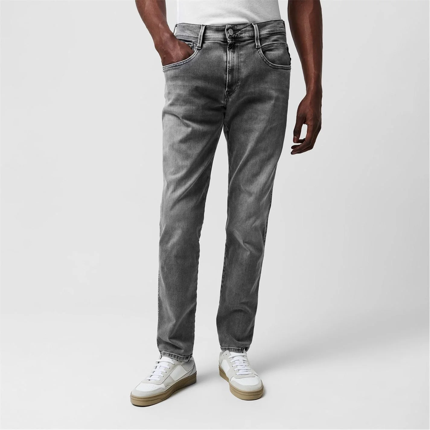 شلوار جین مردانه ریپلی مدل Anbass با فیت اسلیم و پارچه Hyperflex کشی