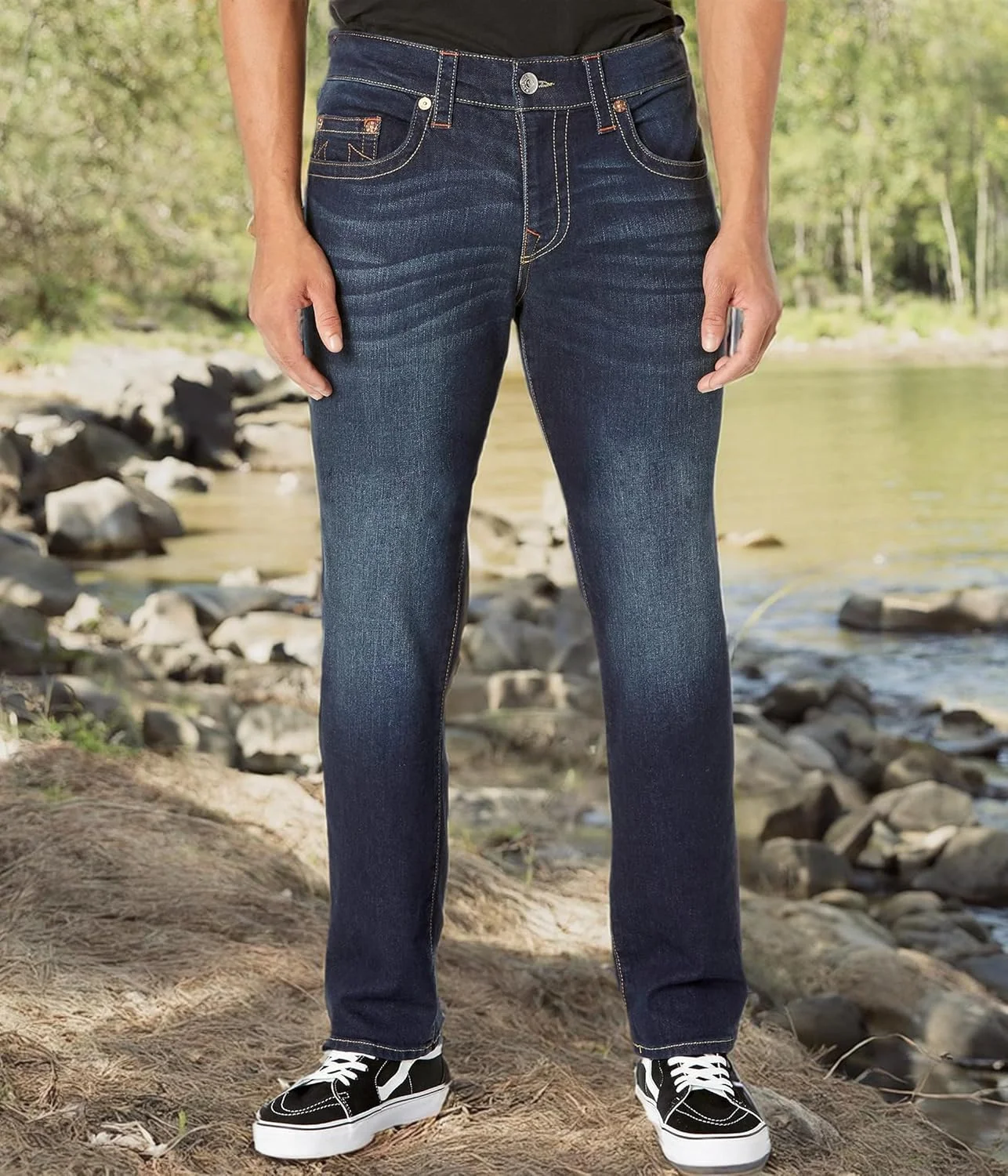 شلوار جین مردانه ترو ریلیجن مدل Geno Slim Fit