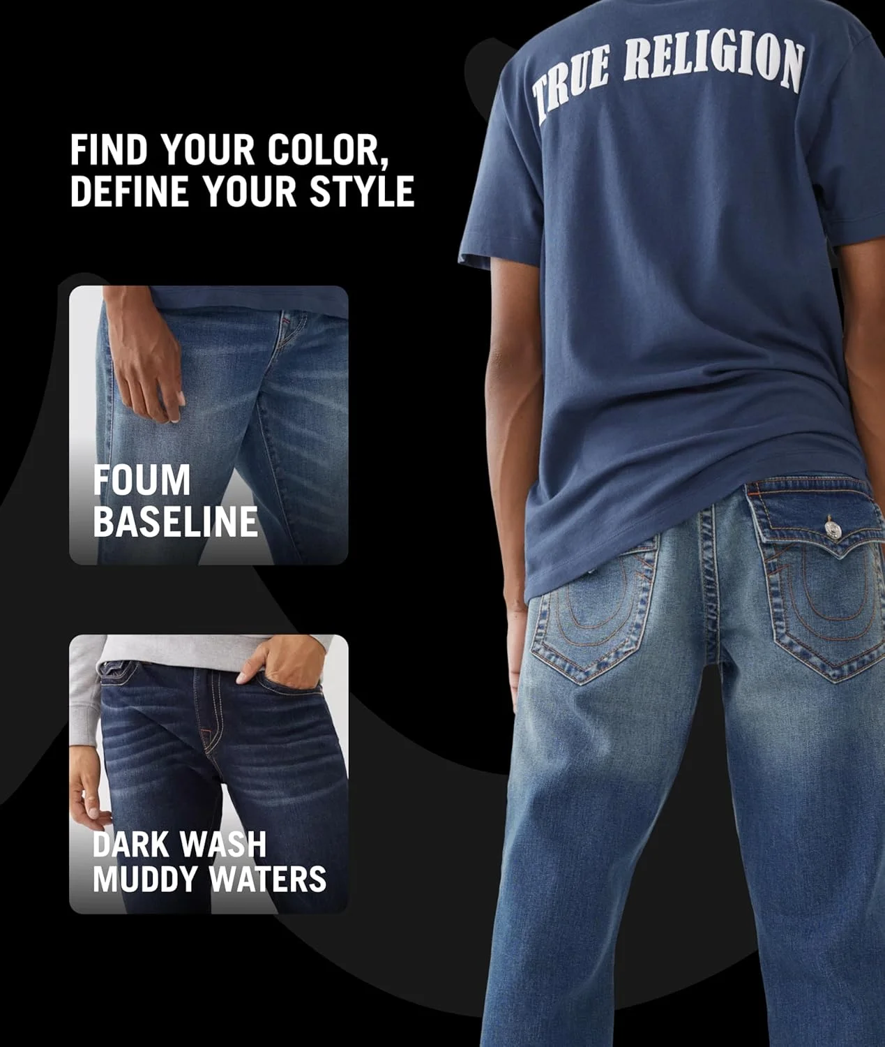 شلوار جین راسته مردانه