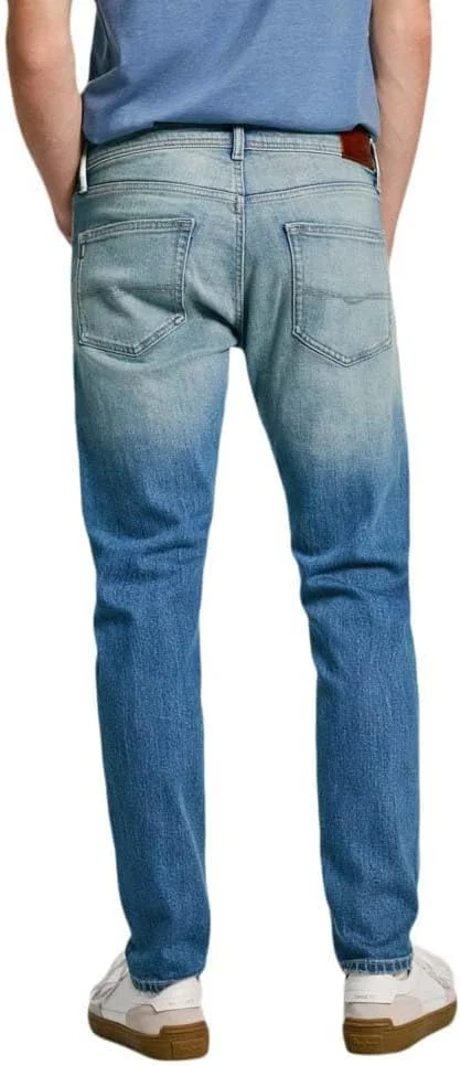 شلوار جین مردانه پپه جینز مدل استنلی با فاق متوسط و فرم پاچه باریک