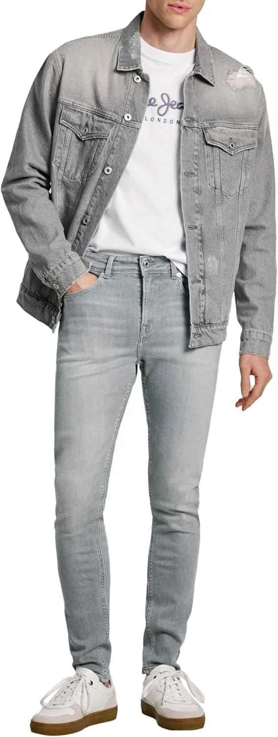 شلوار جین مردانه پیپه جینز مدل جذب PM207387