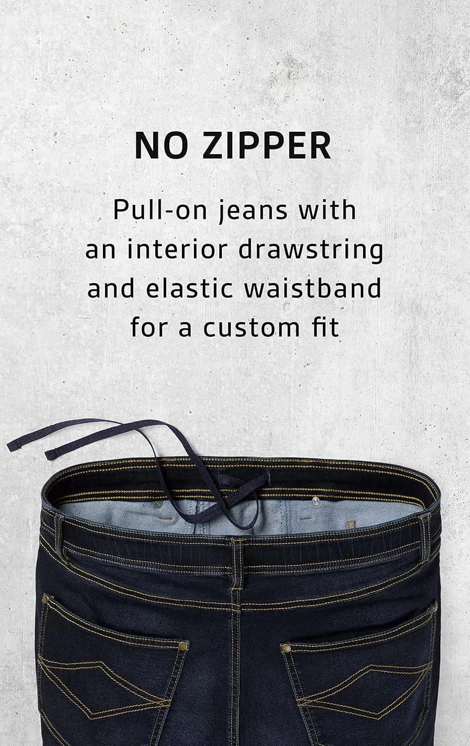 شلوار جین کشی مردانه - شلوار کمر کشی مردانه