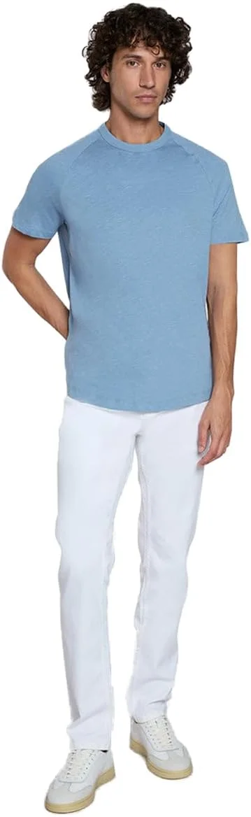 شلوار جین مردانه سفید، مدل راسته، تولیدی OVS، کد 2376938-WHITE