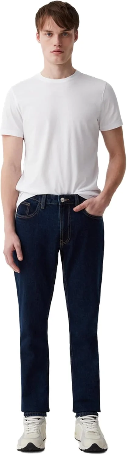 شلوار جین مردانه OVS با فاق اسلیم و پنج جیب شلوار جین مردانه OVS با فاق اسلیم و پنج جیب