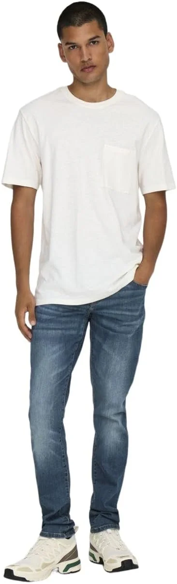 شلوار جین اسلیم فیت مردانه مدل Onsloom Dmb 9595 Dcc Dnm Noos از برند Only & Sons (تک عددی)