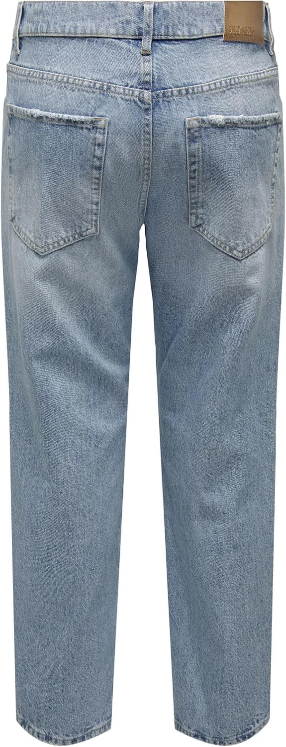 شلوار جین مردانه گشاد ONLY & SONS مدل ONSEDGE آبی روشن 6986 جین NOOS