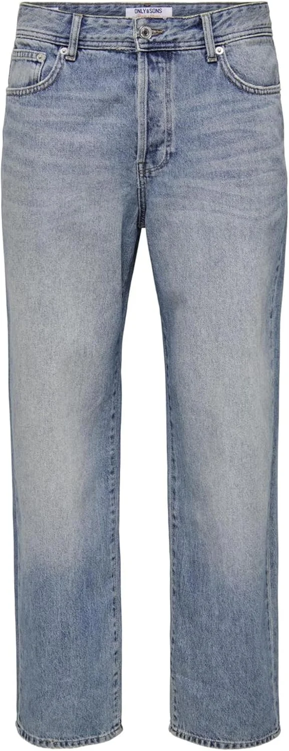 شلوار جین مردانه مدل Onsfade Loose One Mbd 6781 A14 Dnm Noos از برند ONLY & SONS
