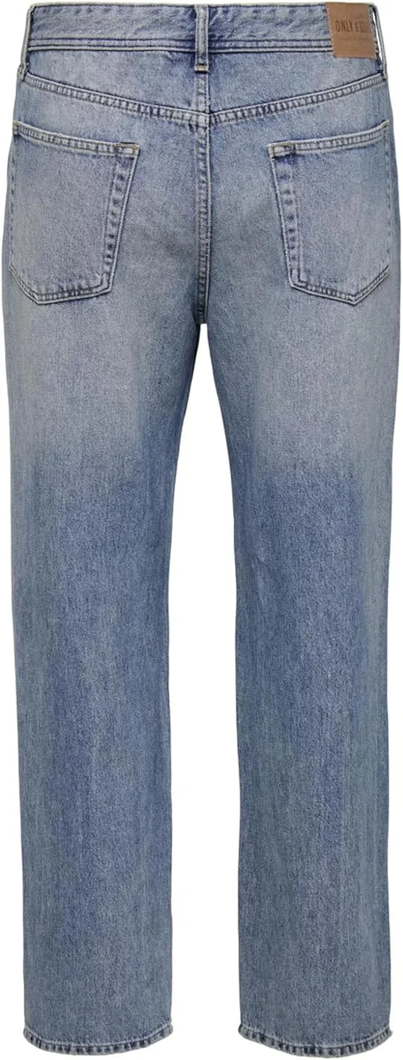 شلوار جین مردانه مدل Onsfade Loose One Mbd 6781 A14 Dnm Noos از برند ONLY & SONS