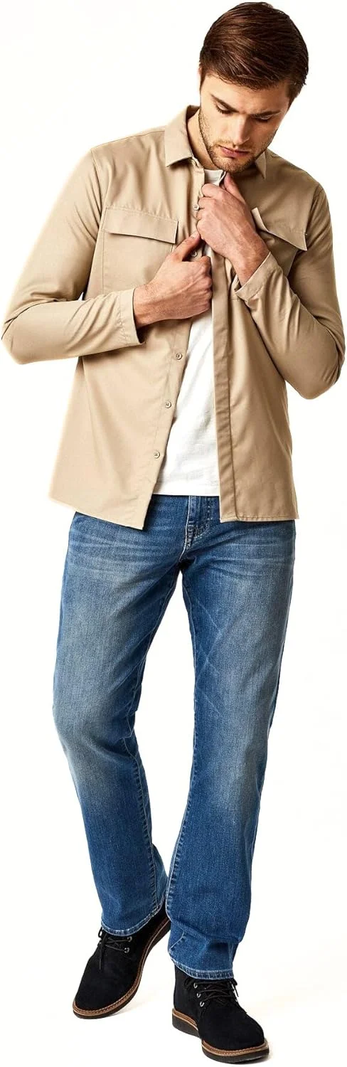 شلوار جین مردانه ماوی مدل Myles با فاق متوسط و پاچه راسته