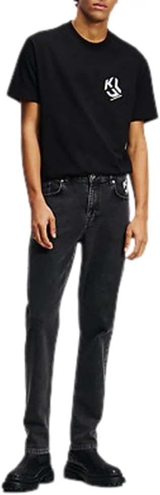 شلوار جین مردانه کارل لاگرفلد، فاق متوسط، جین باریک