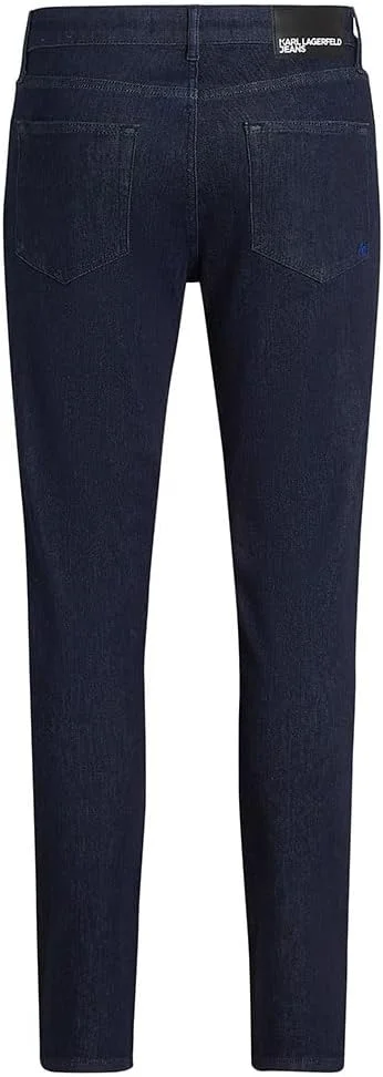 شلوار جین مردانه کارل لاگرفلد، فاق متوسط، مدل اسلیم