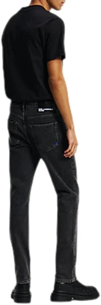 شلوار جین مردانه کارل لاگرفلد، فاق متوسط، جین باریک