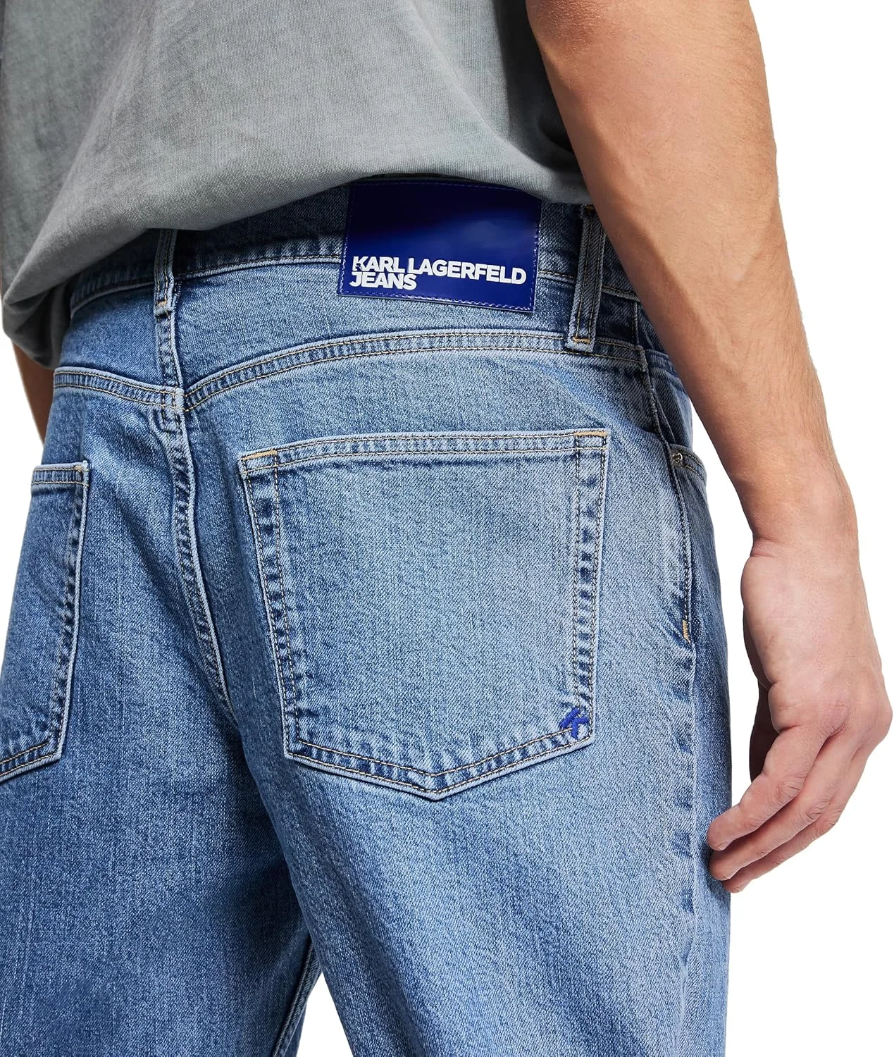 شلوار جین مردانه کارل لاگرفلد، شلوار جین دنیم راسته