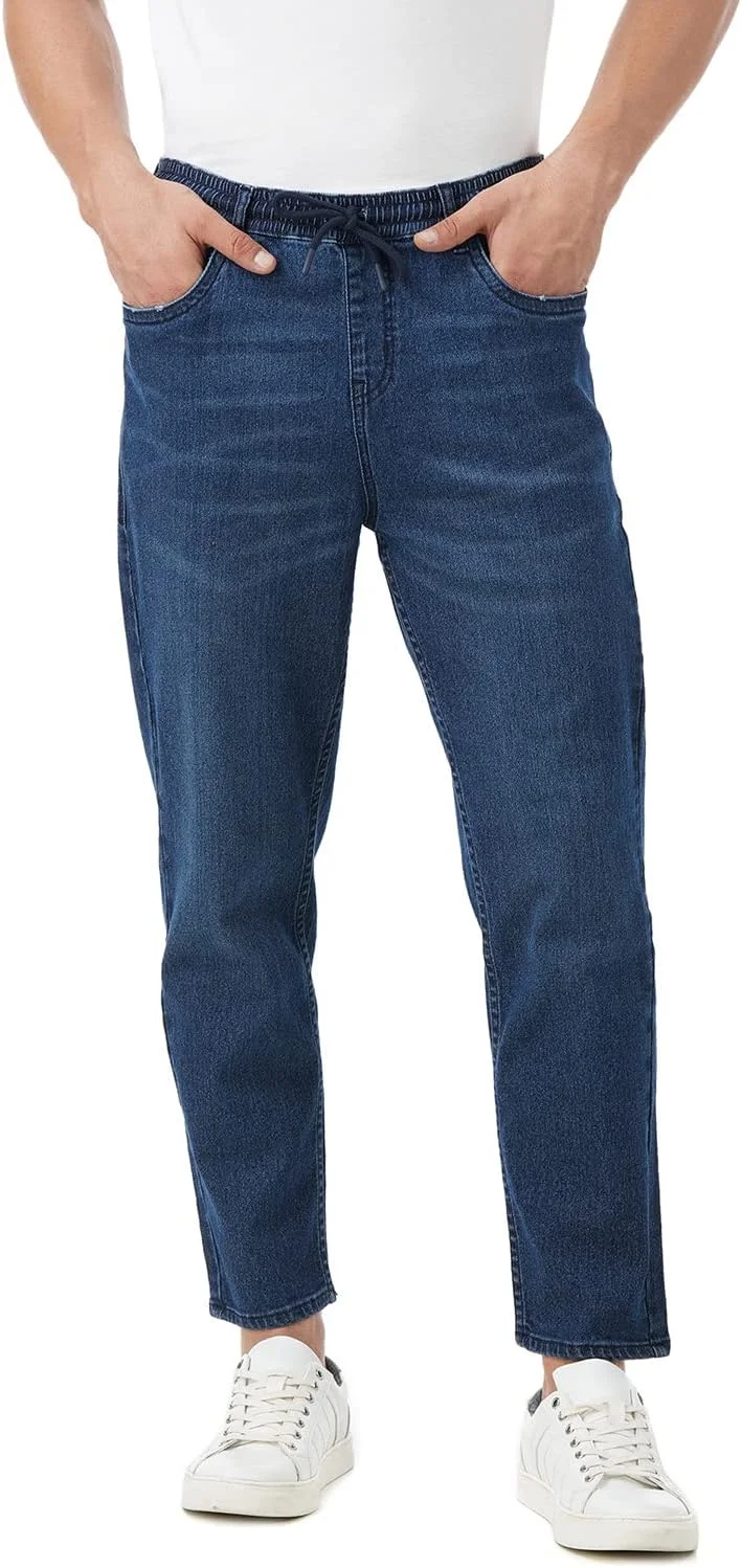 شلوار جین مردانه جاگر کشی INKD (یاقوت کبود سوپر، سایز 38)