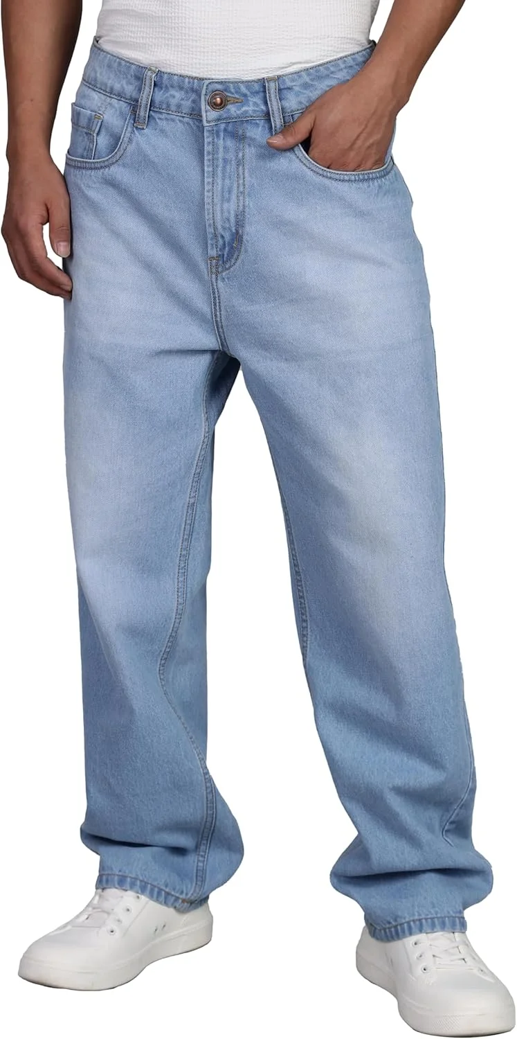 شلوار جین مردانه راحت INKD (INKSS25MJN-601_Denim Drama)