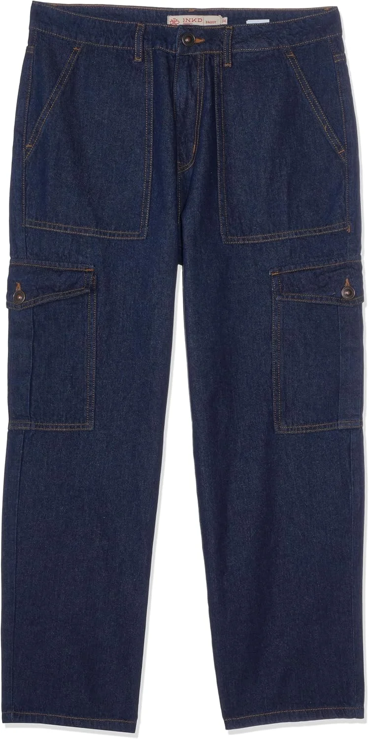 شلوار جین مردانه راحت INKD (INKSS25MJN-603_Sapphire Sphere)