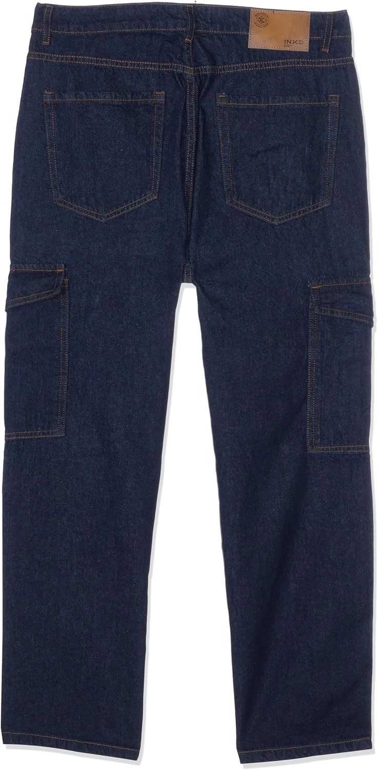 شلوار جین مردانه راحت INKD (INKSS25MJN-603_Sapphire Sphere)