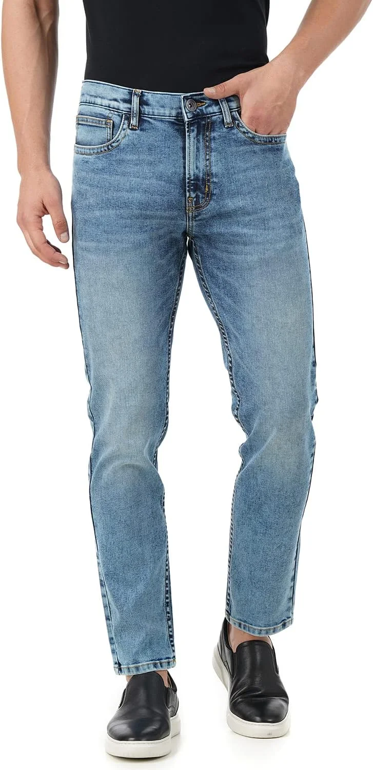 شلوار جین مردانه INKD، سبک وزن و کشسان، با برش معمولی