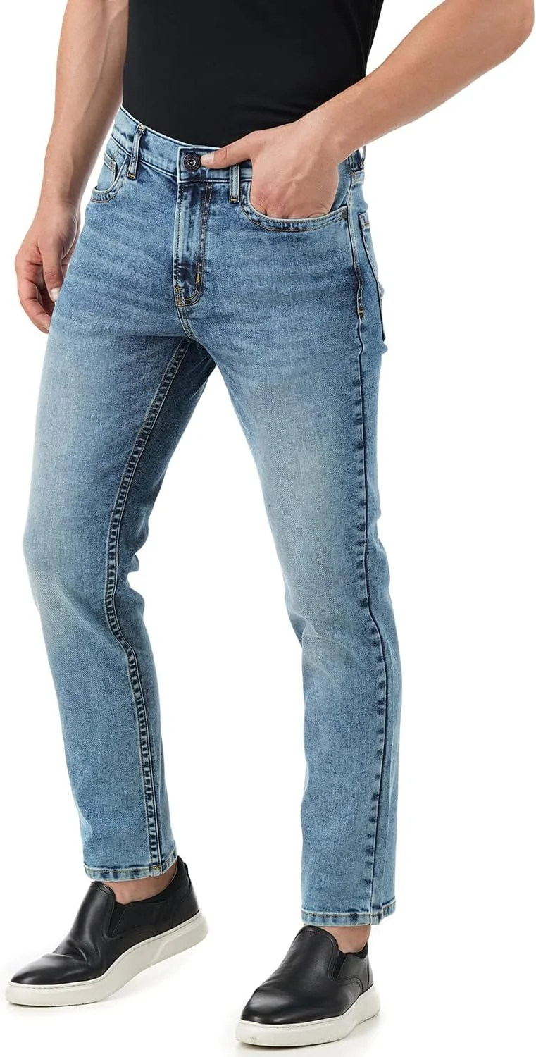 شلوار جین مردانه INKD، سبک و کشسان، با برش معمولی