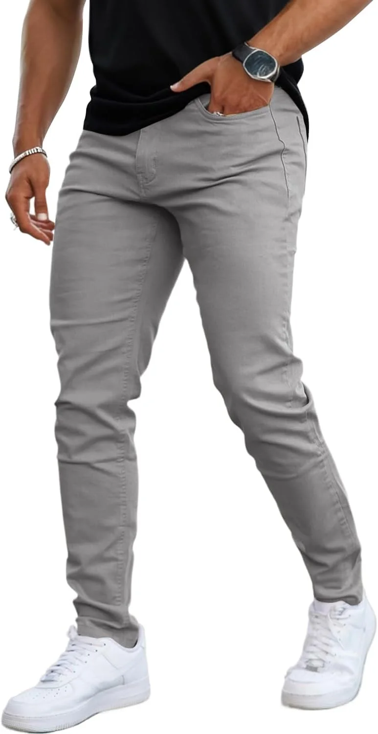 شلوار جین مردانه، جذب، کشی، با کیفیت عالی، فاق بلند و کمر قابل تنظیم