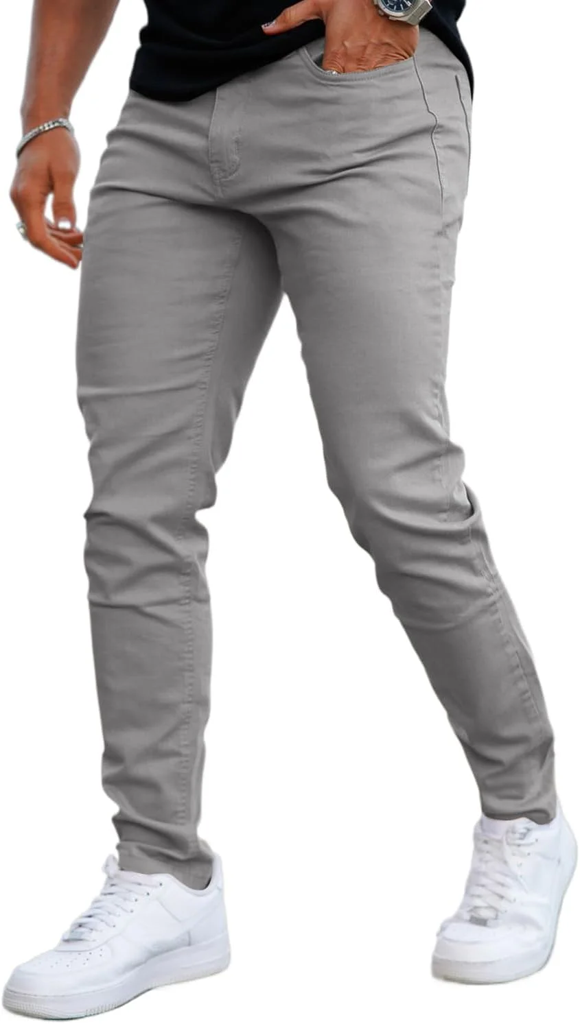 شلوار جین مردانه، جذب، کشی، با کیفیت عالی، فاق بلند و کمر قابل تنظیم