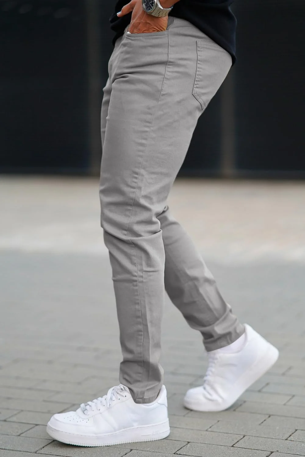 شلوار جین مردانه، جذب، کشی، با کیفیت عالی، فاق بلند و کمر قابل تنظیم