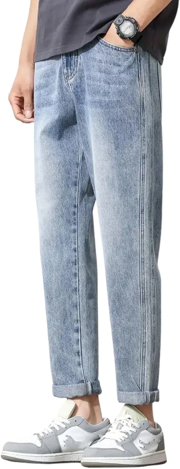 شلوار جین معمولی مردانه گرسیلوکز (GL-MJ-32_آبی)