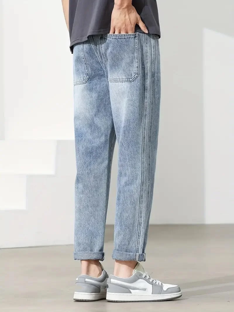 شلوار جین معمولی مردانه گرسیلوکس (GL-MJ-32_آبی)