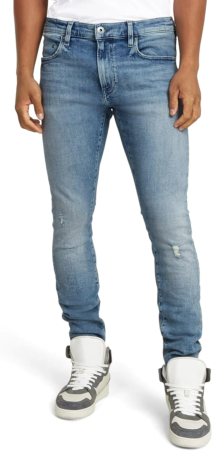 شلوار جین مردانه جی استار مدل Firro Stretch Denim 3301 Slim-fit در رنگ Firro Denim